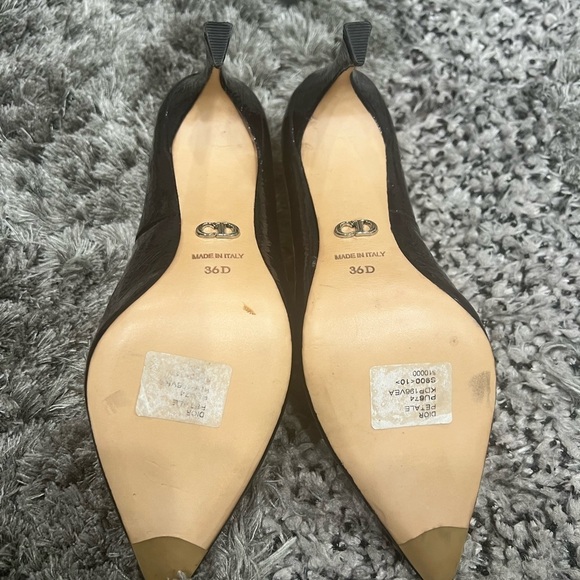 Christian Dior Black Women Patent Pumps Heels - Picture 6 of 13